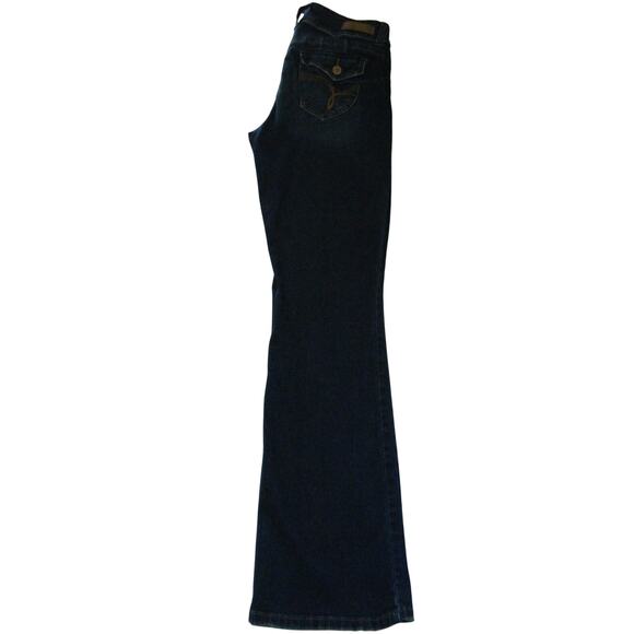 YMI WannaBettaButt Mid-Rise Size 9 Dark Wash Youth Jeans - Picture 1 of 6
